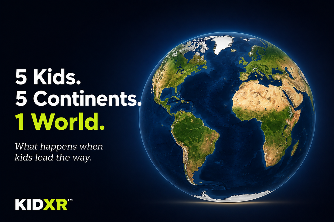 5 Kids. 5 Continents. 1 World.