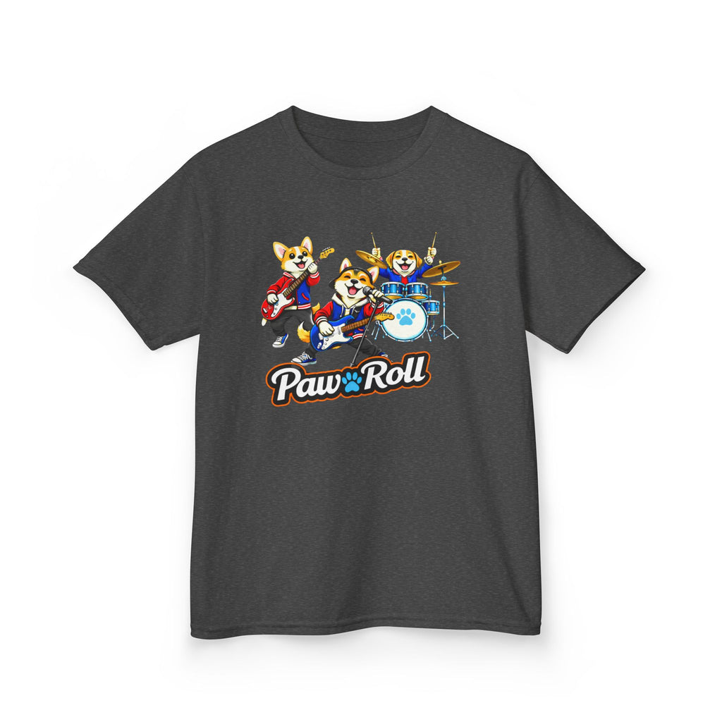 Kids Animal T-Shirt — 'Paw n’ Roll' Puppy Rock Band Graphic Tee
