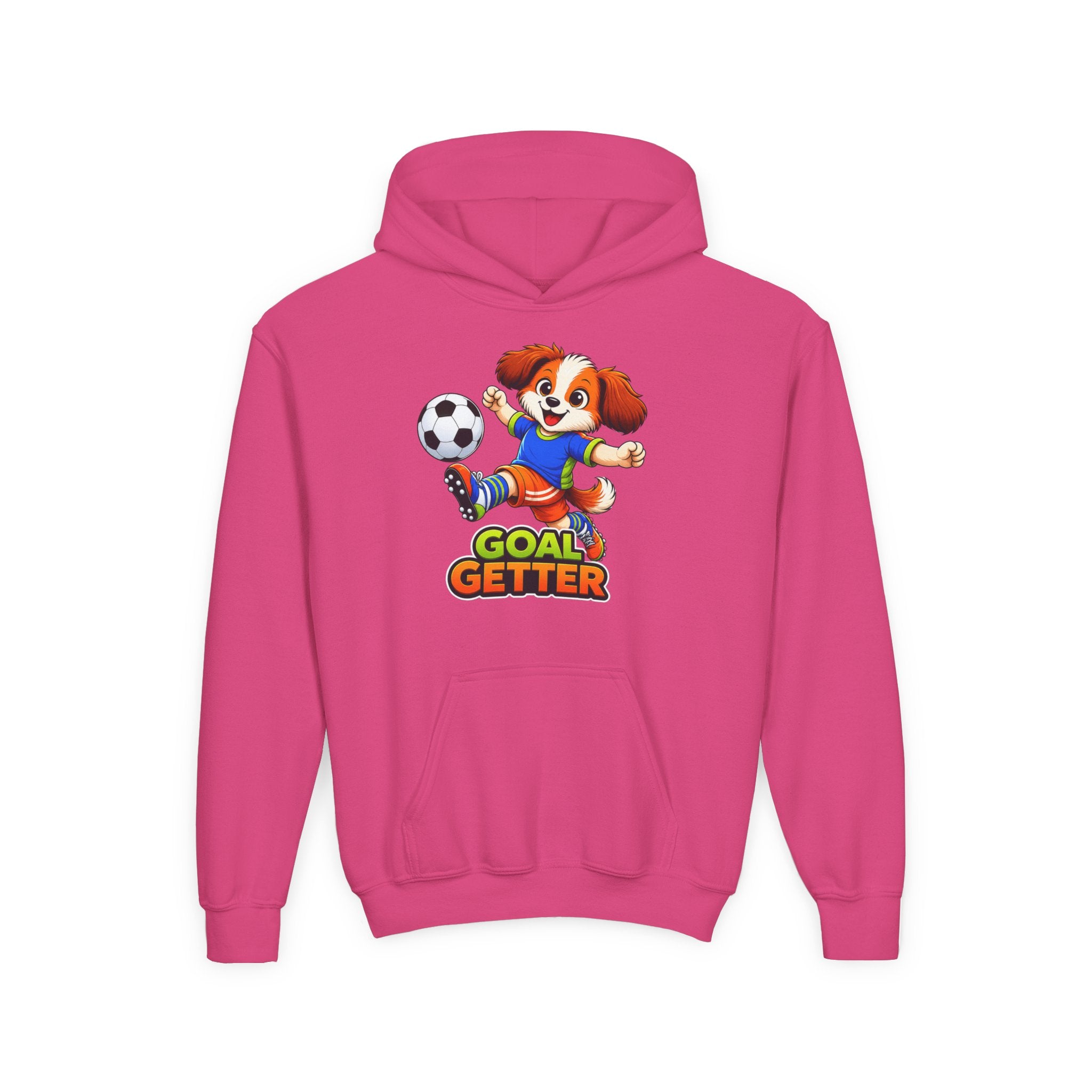 Kidxtr™ Kids Soccer Hoodie — 'Goal Getter' Champion Graphic Hoodie