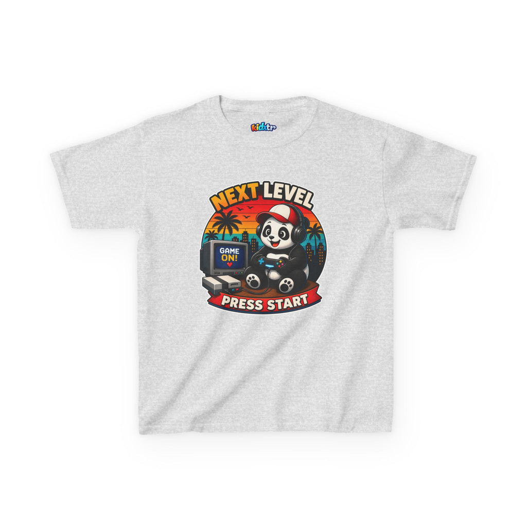 Kidxtr™ Kids Gamer T-Shirt — 'Press Start' Retro Gaming Graphic Tee