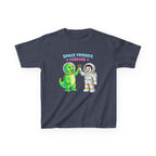 Kids Tee — "Space Friends Forever" Astronaut & Alien Graphic