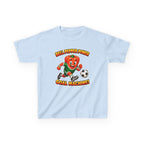 Kids Soccer T-Shirt — 'Bell Pepper Power' Goal Machine Cute Veggie Mascot Graphic Tee