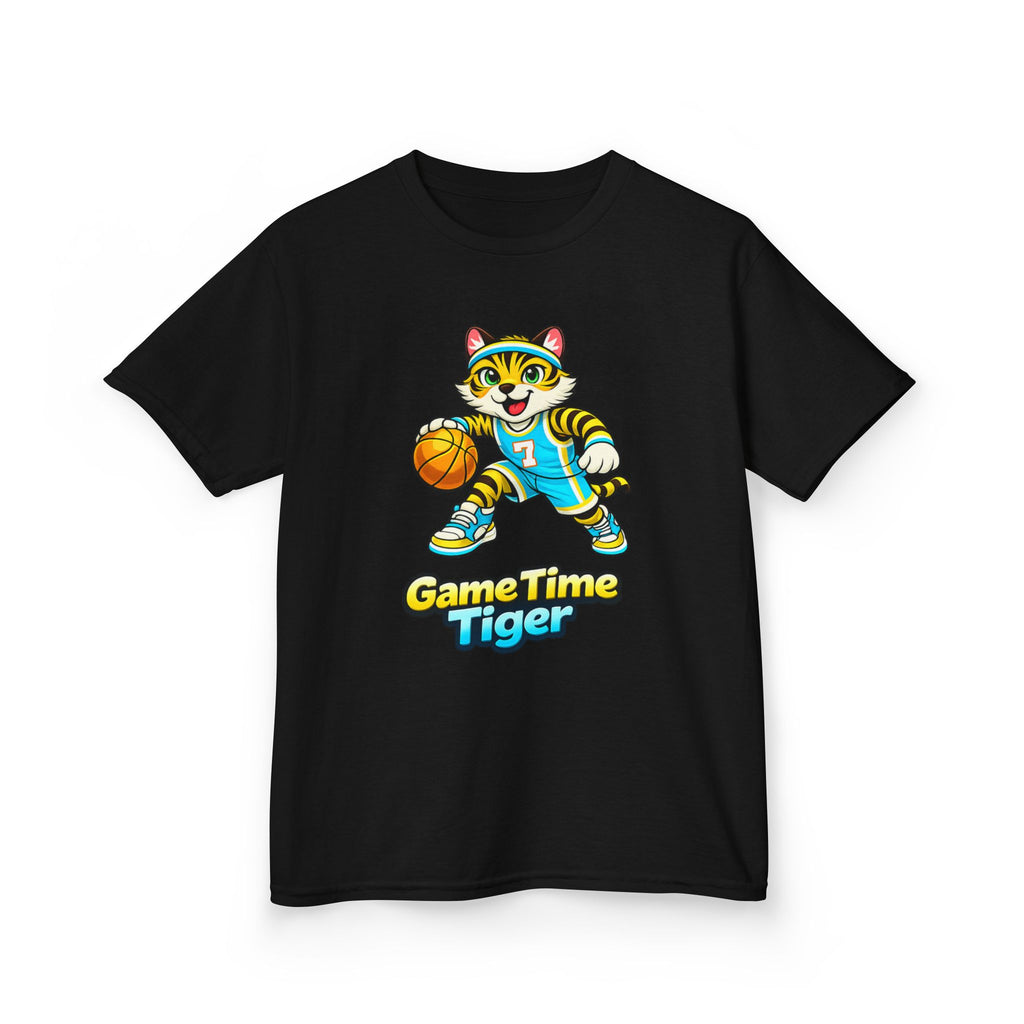 Kids Basketball Tiger T-Shirt – Game Time Graphic Tee