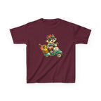 Kids Raccoon T-Shirt – Scooter Rider Graphic Tee