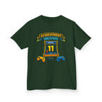 Kids Birthday T-Shirt — 'Birthday Champ' Level 11 Unlocked Gamer Graphic Tee