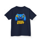 Kids Game Controller T-Shirt — 'Press Start' Gaming Graphic Tee