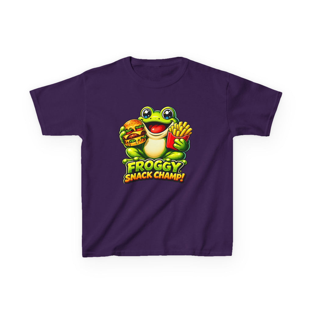 Kids Frog T-Shirt – Froggy Snack Graphic Tee
