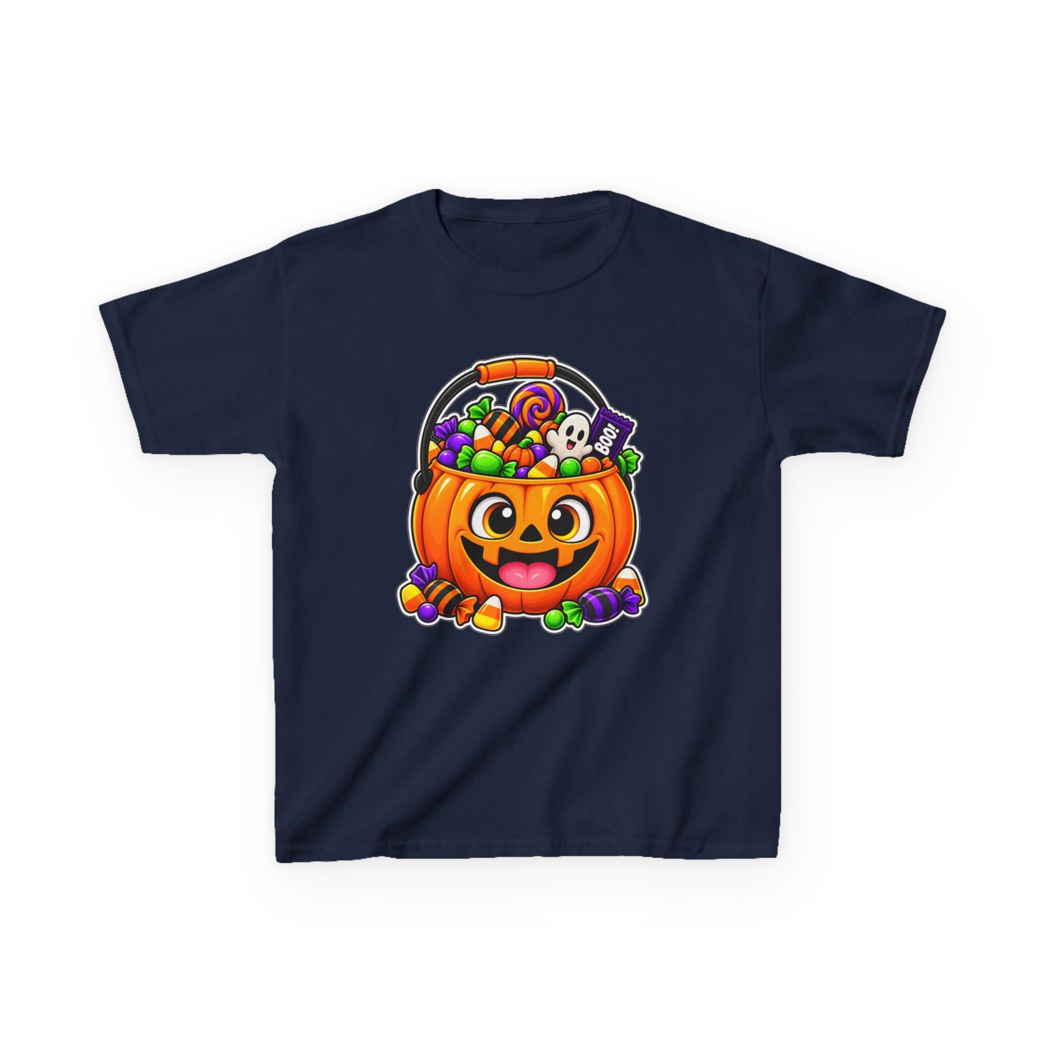 Kidxtr™ Kids Pumpkin T-Shirt — 'Spooky Season' Halloween Graphic Tee