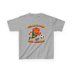 Kids Soccer T-Shirt — 'Bell Pepper Power' Goal Machine Cute Veggie Mascot Graphic Tee