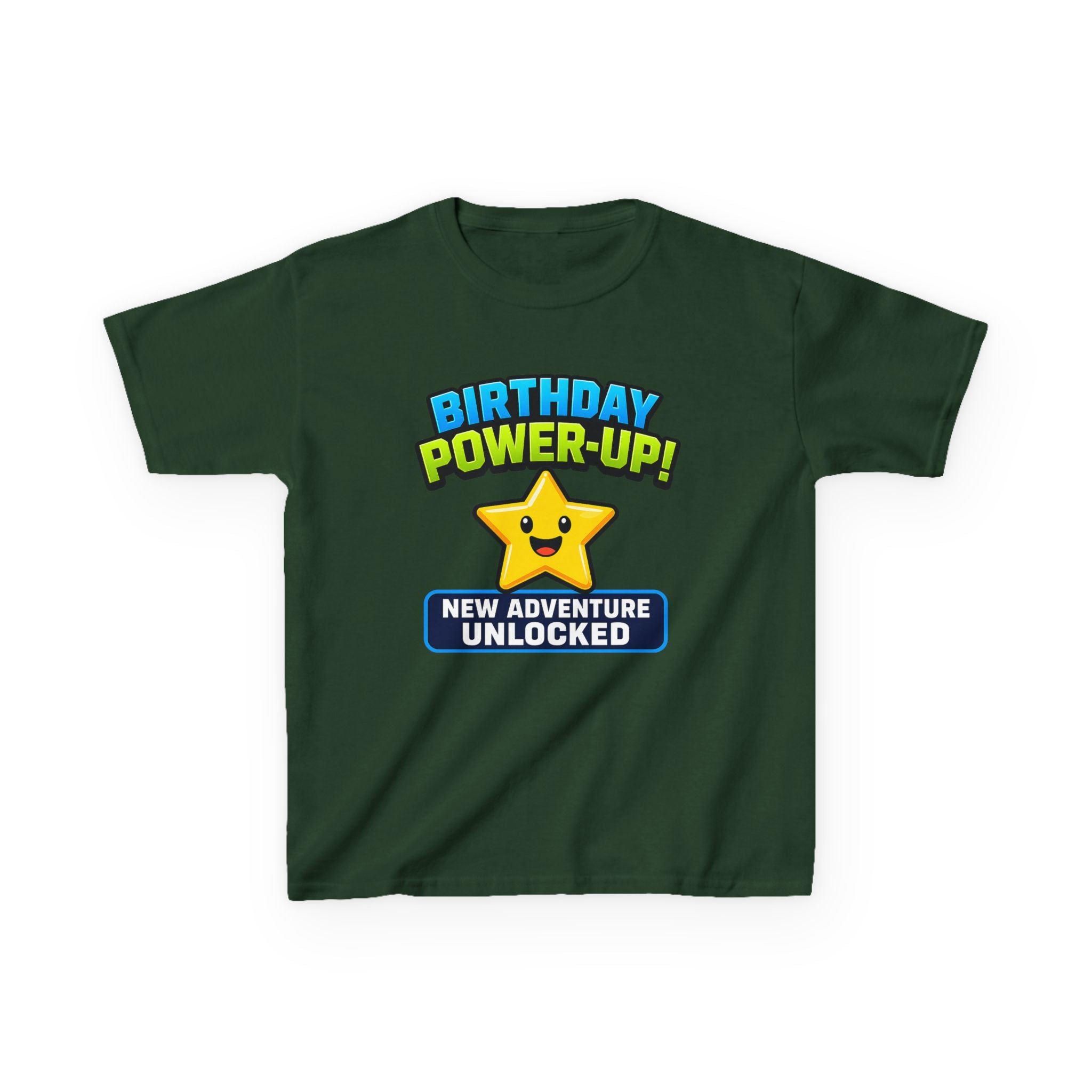 Kids Birthday Gamer T-Shirt – Level Up Graphic Tee