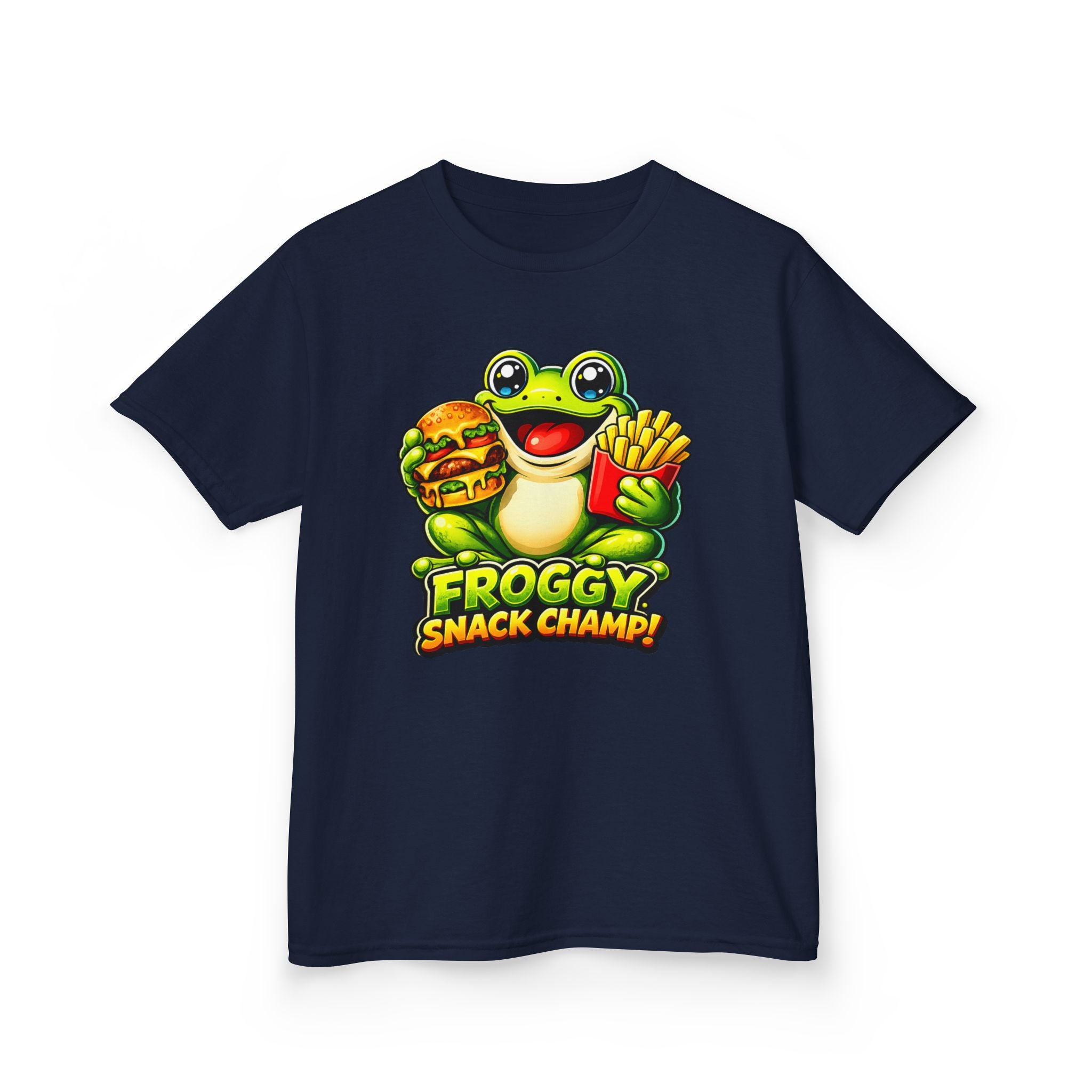 Kids Frog T-Shirt – Froggy Snack Graphic Tee