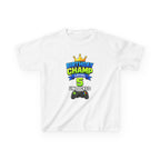 Kids Tee — "Birthday Champ Level 5 Unlocked" Gamer Birthday Shirt
