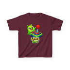 Kids Gaming T-Shirt — 'Level Up!' Gamer Alien Graphic Tee