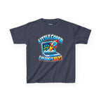 Kidxtr™ Kids Coder T-Shirt — 'I Made It Fly' Little Coder Robot Graphic Tee