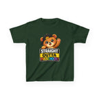 Kids Preschool T-Shirt — 'Straight Outta Preschool' Teddy Graduation Graphic Tee