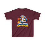 Kidxtr™ Kids Space T-Shirt — 'Small Paws, Sky High' Rocket Dog Graphic Tee