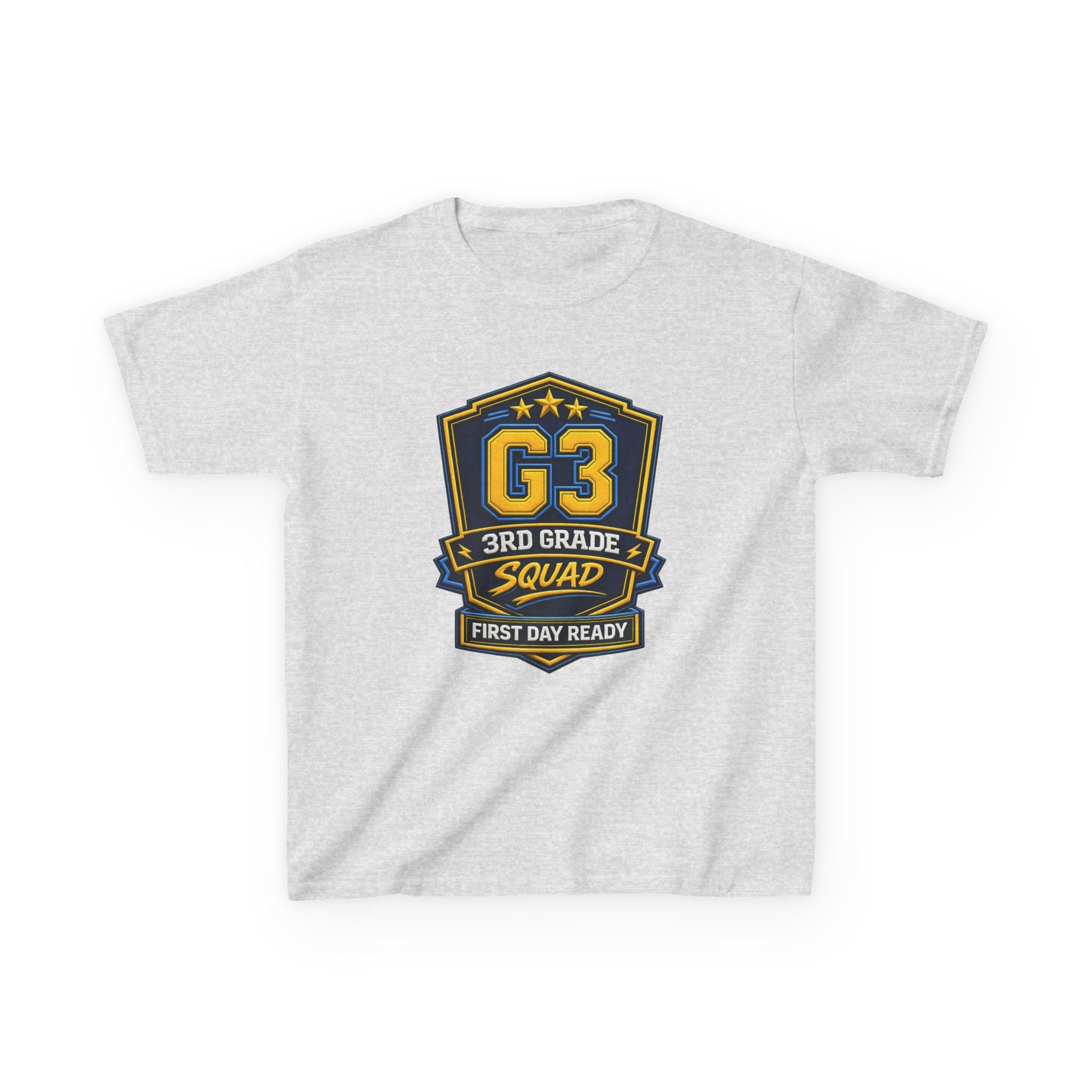 Kids 3rd Grade T-Shirt — 'G3 First Day Ready' Back-to-School Graphic Tee