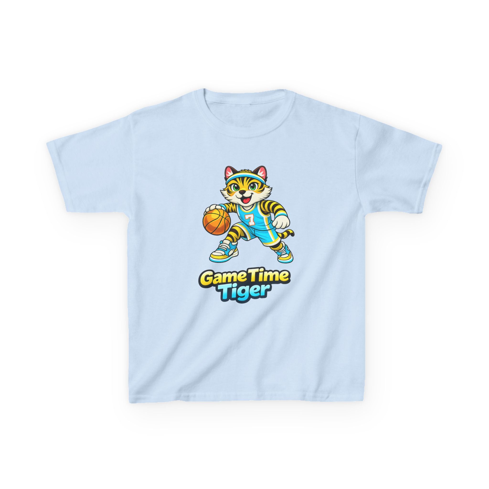 Kids Basketball Tiger T-Shirt – Game Time Graphic Tee
