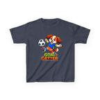 Kids Soccer T-Shirt — 'Goal Getter' Cute Puppy Soccer Graphic Tee