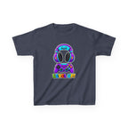 Kids Gaming T-Shirt — 'Level Up!' Colorful Controller & Headset Graphic Tee