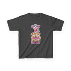 Kids Cheer T-Shirt — 'Cheer Besties' Cute Cheerleader Puppy Graphic Tee