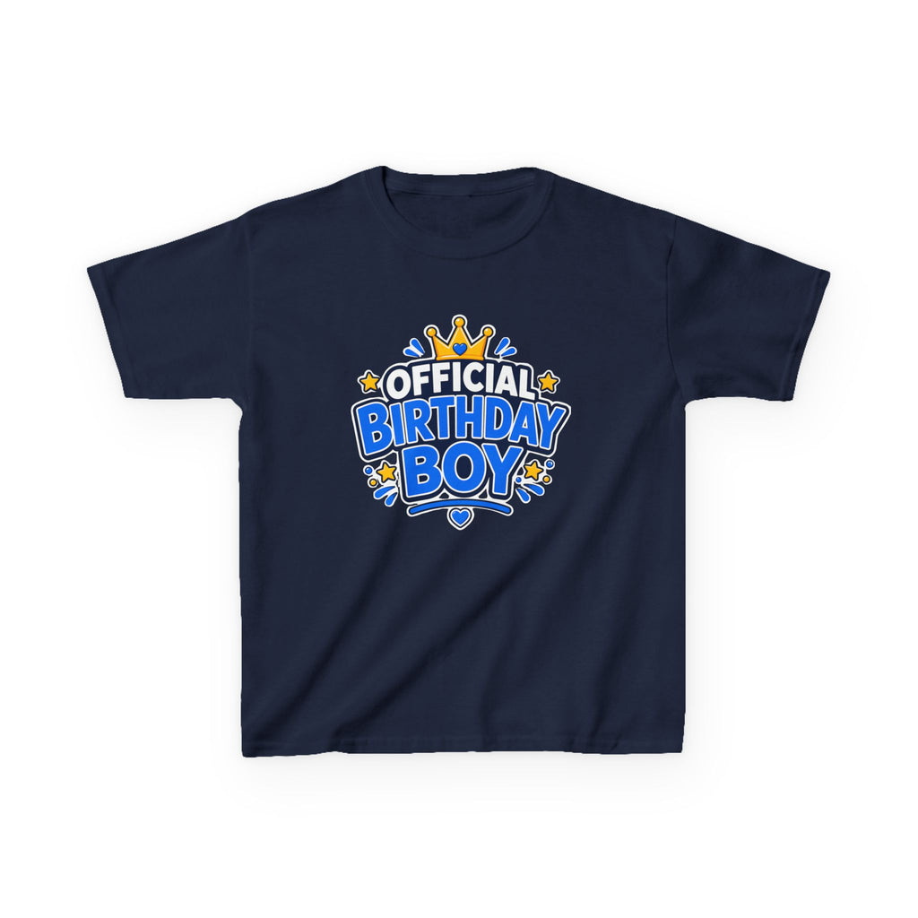 Kids Birthday T-Shirt – Official Birthday Boy Graphic Tee