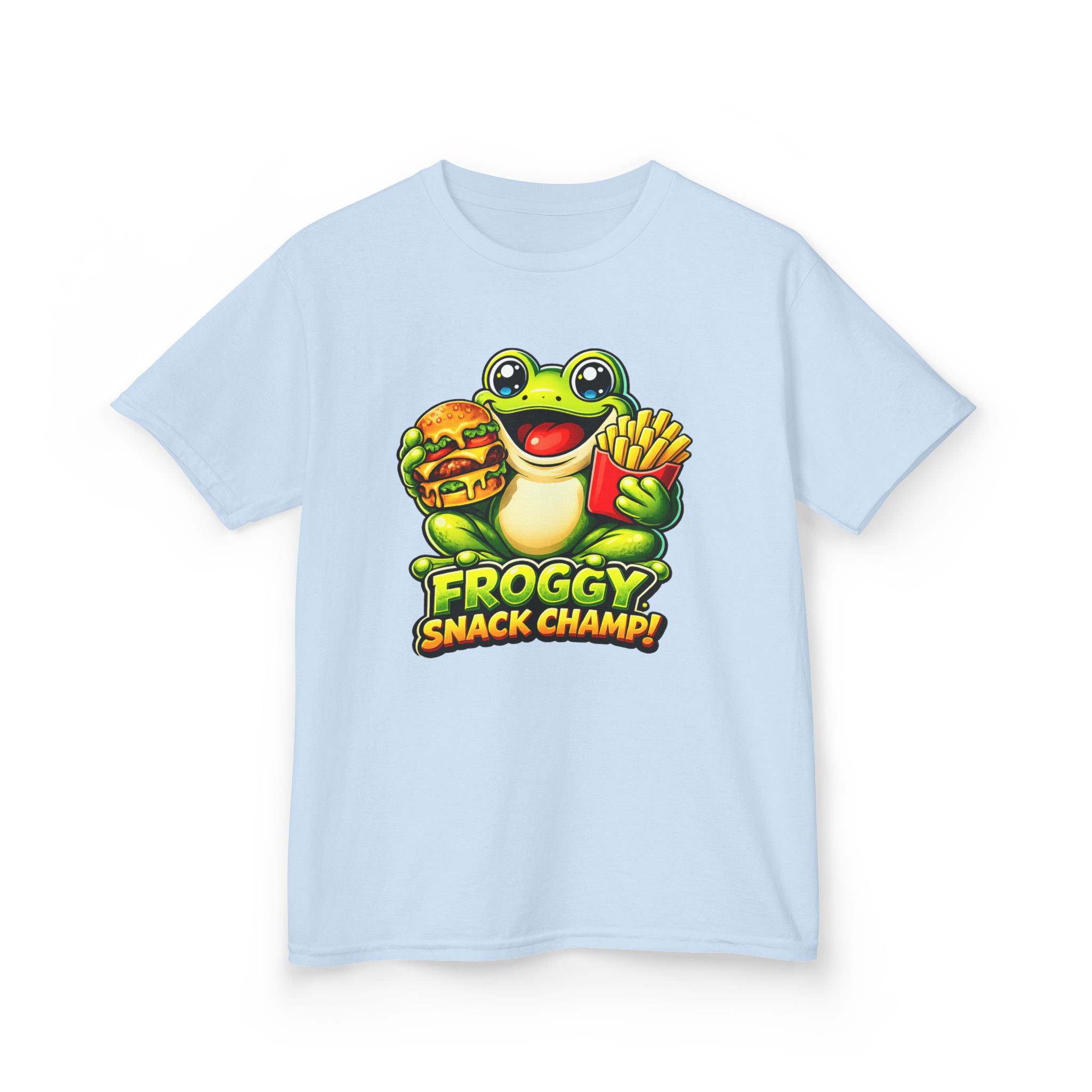 Kids Frog T-Shirt – Froggy Snack Graphic Tee