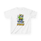 Kids School T-Shirt — 'School Is Cool' Skateboard Cat Graphic Tee