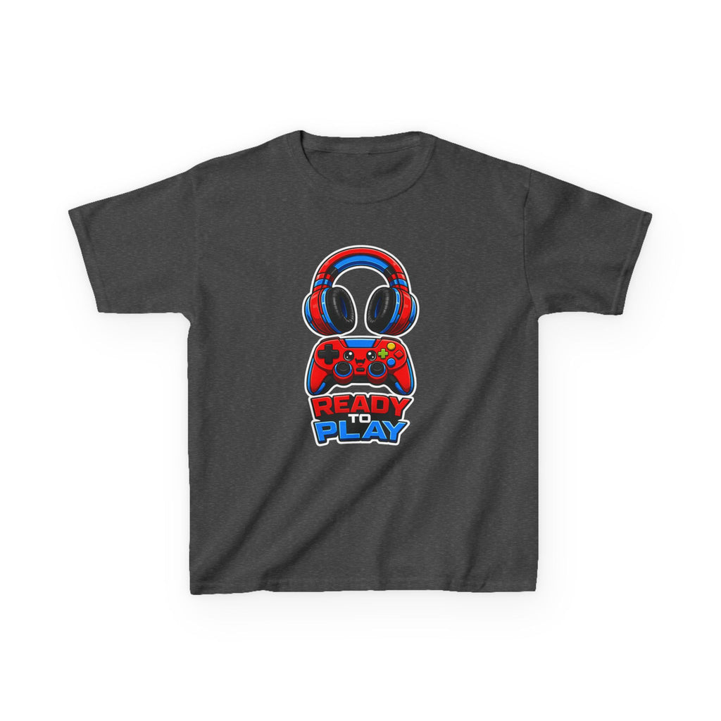 Kids Gaming T-Shirt — 'Ready to Play' Gamer Graphic Tee