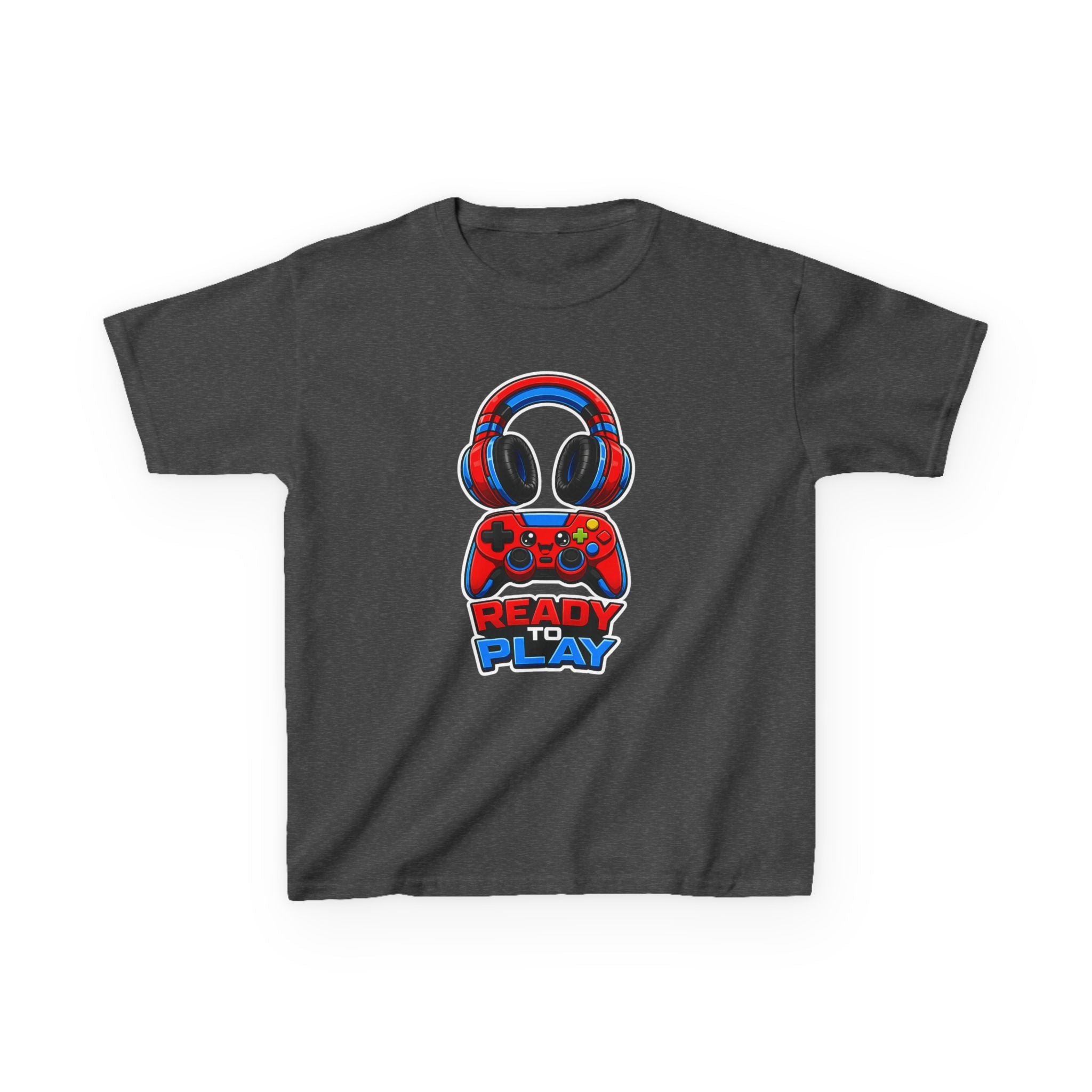 Kids Gaming T-Shirt — 'Ready to Play' Gamer Graphic Tee