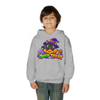 Kidxtr™ Kids Halloween Hoodie — 'Trick or Treat' Black Cat in Pumpkin Graphic Hoodie