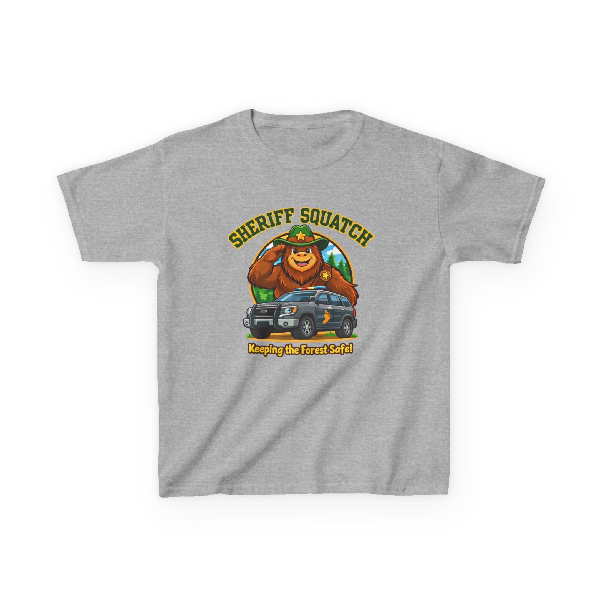 Kids Bigfoot T-Shirt – Sheriff Squatch Graphic Tee