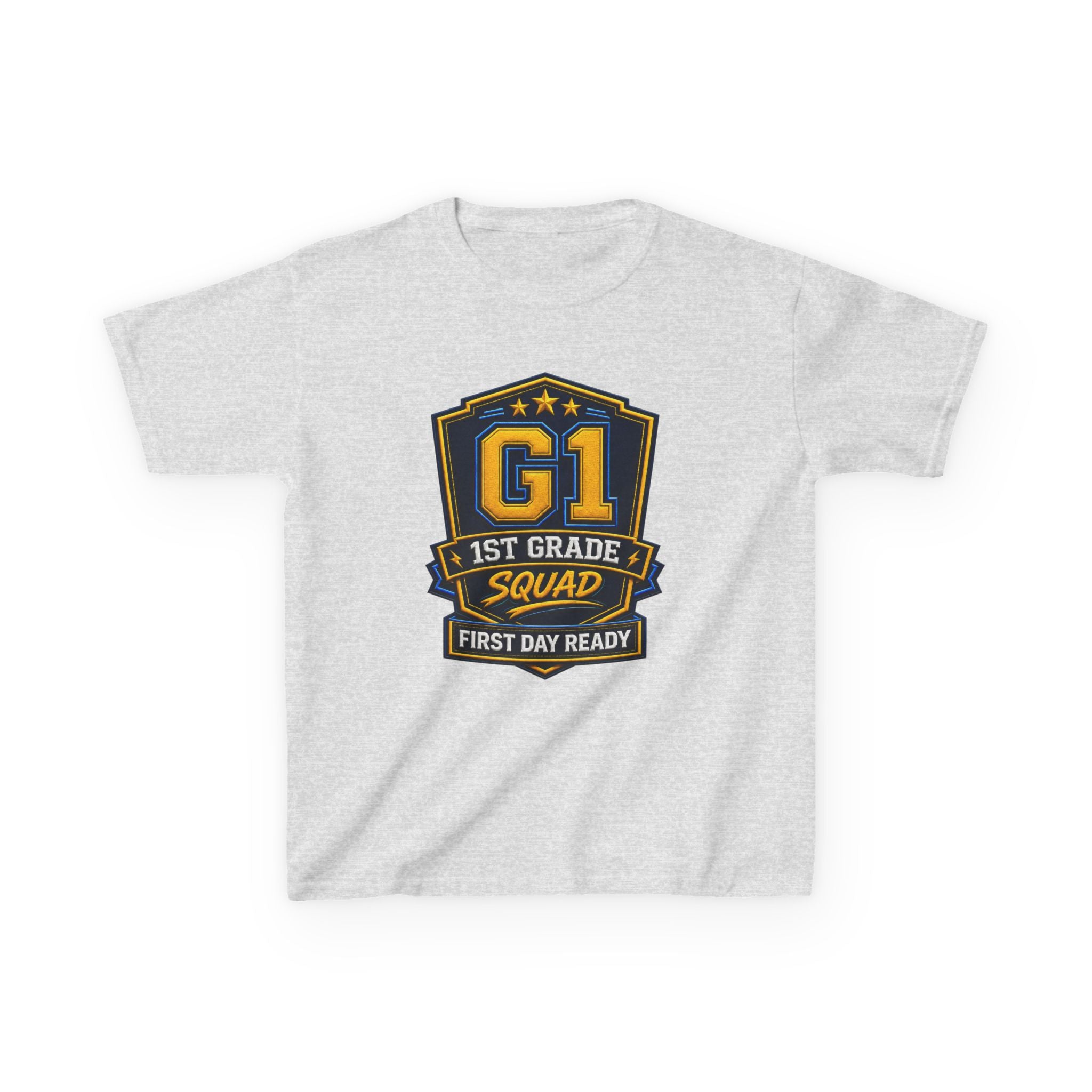 Kids 1st Grade T-Shirt — 'G1 First Day Ready' Back-to-School Graphic Tee