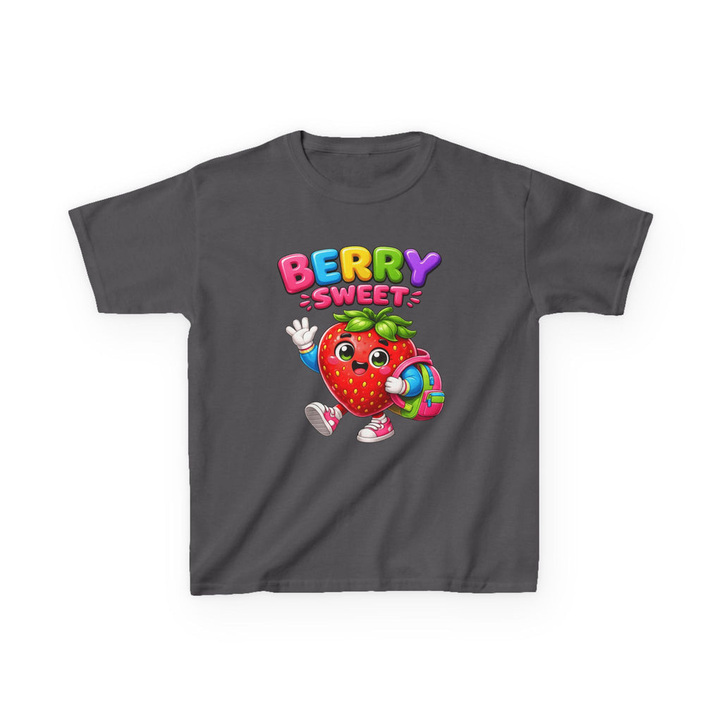 Kids Strawberry T-Shirt — 'Berry Sweet' Cute Strawberry Graphic Tee