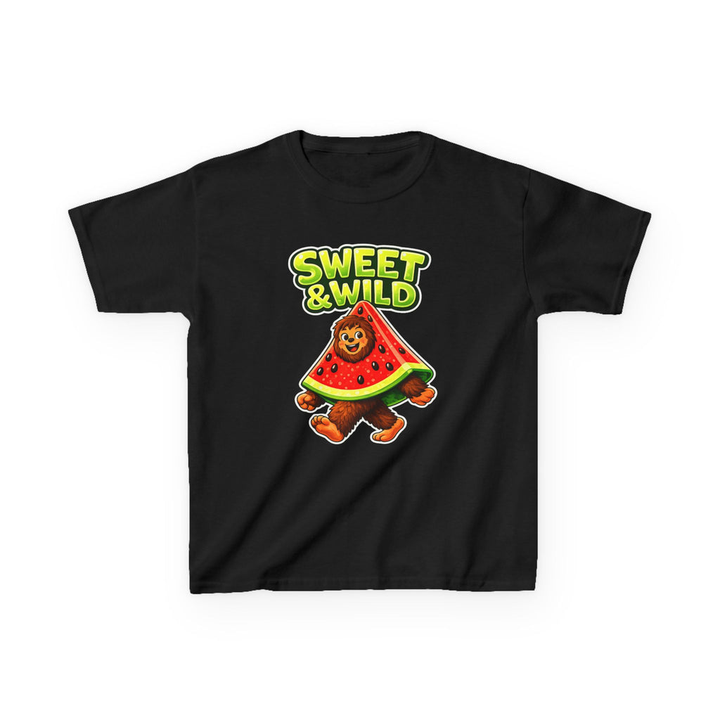 Kids Watermelon T-Shirt — 'Sweet & Wild' Fun Fruit Graphic Tee