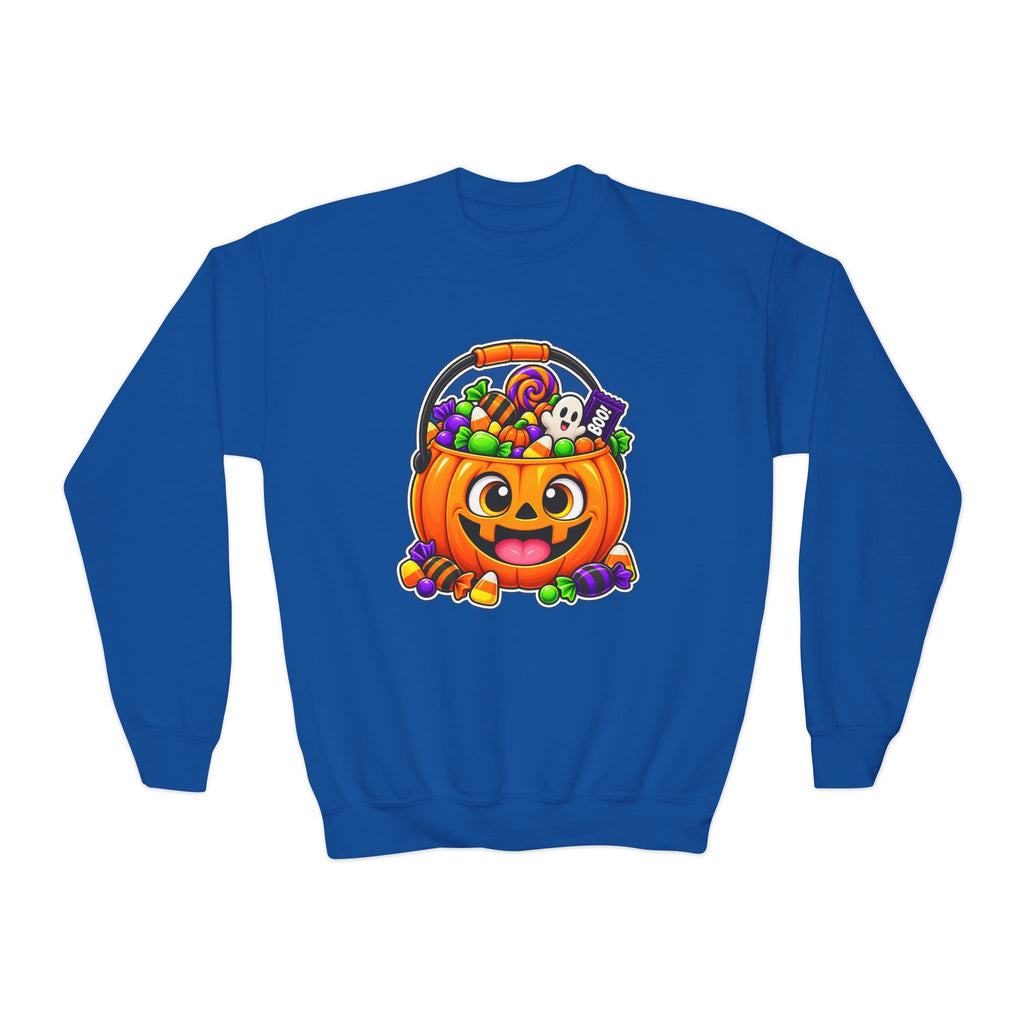 Kidxtr™ Kids Pumpkin Sweatshirt — 'Spooky Season' Halloween Graphic Crewneck