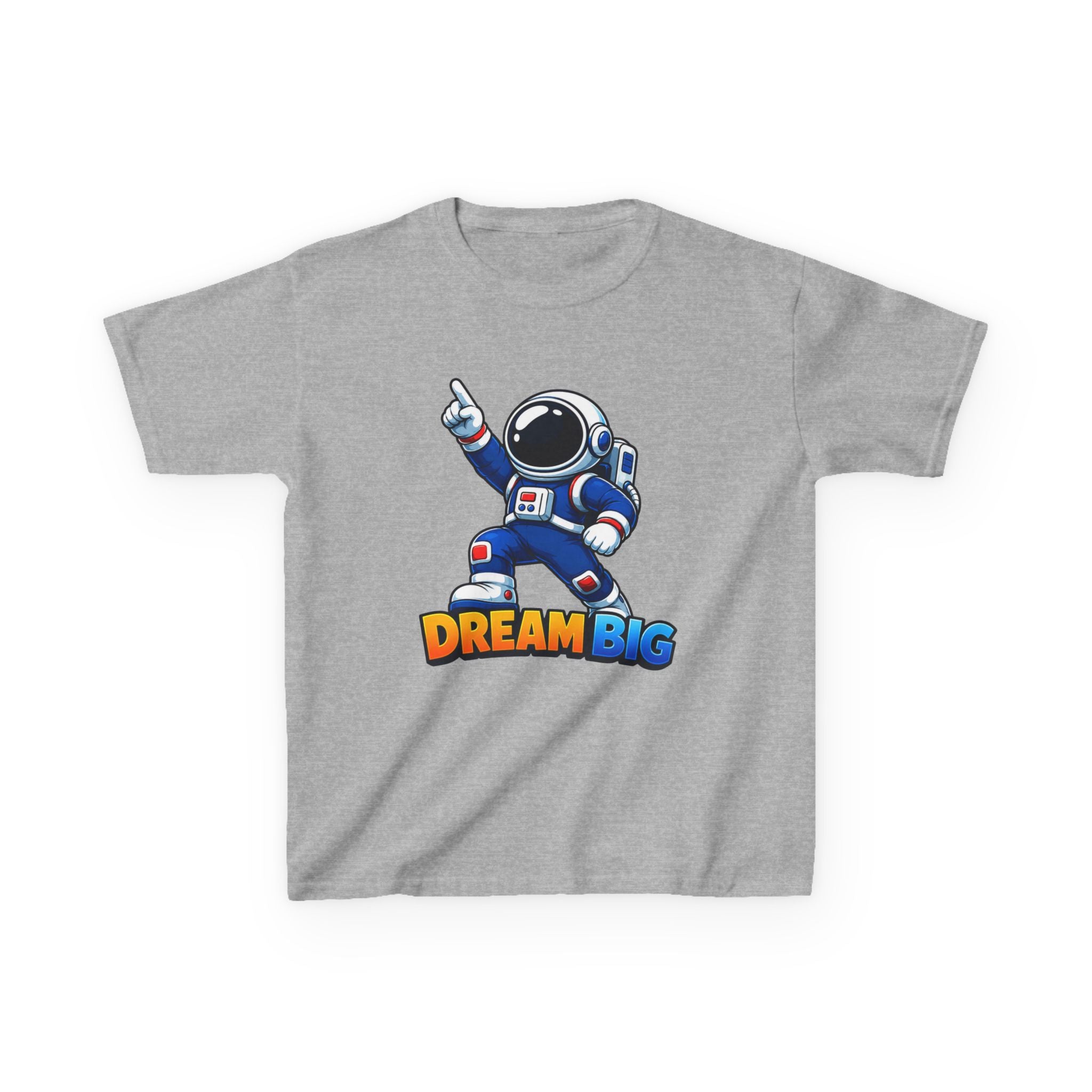 Kids Tee — 'Dream Big' Space Astronaut Graphic
