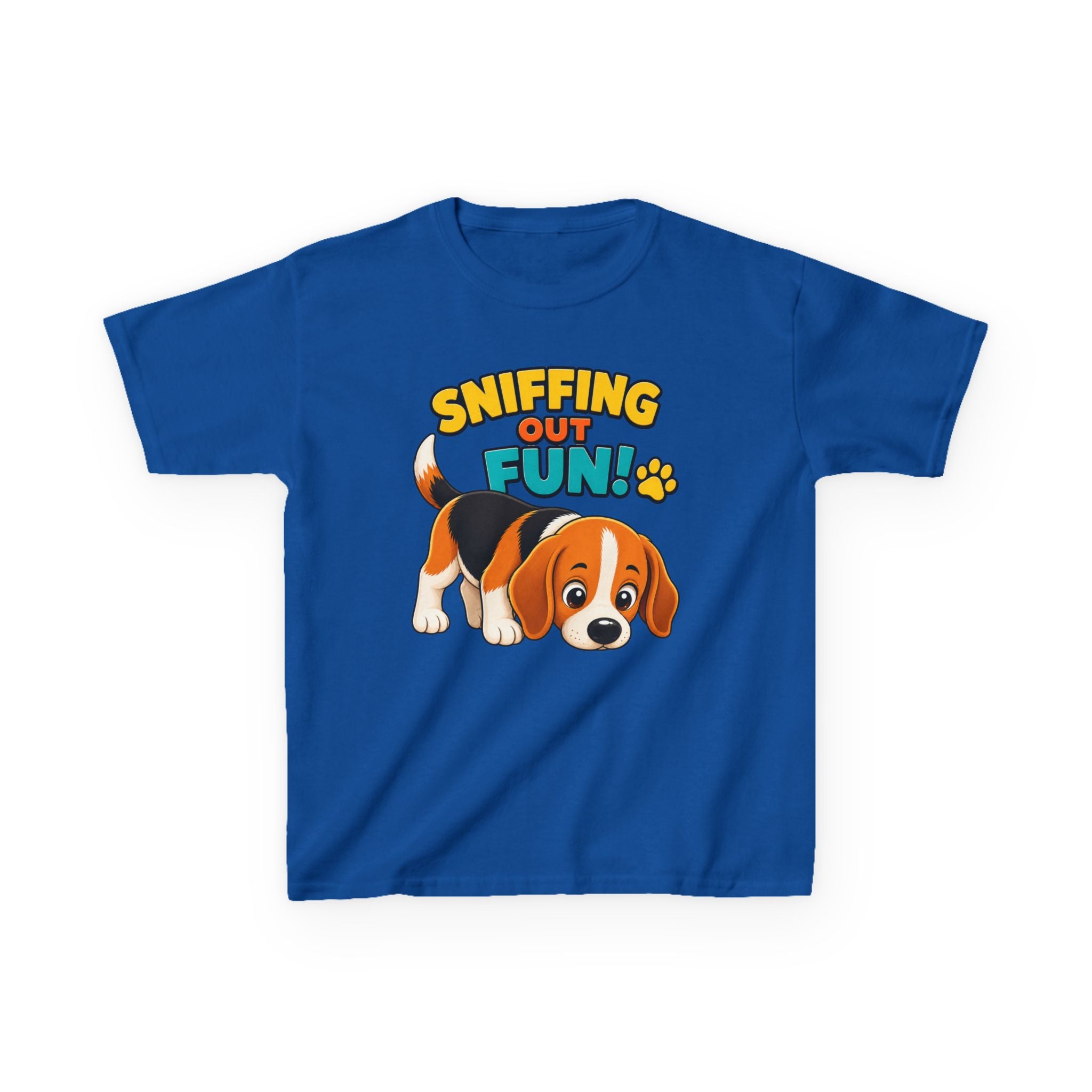 Kids Puppy Dog T-Shirt — 'Sniffing Out Fun!' Cute Puppy Graphic Tee