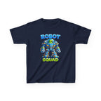 Robot Squad Kids T‑Shirt — Colorful Cute Mech Tee for Boys & Girls