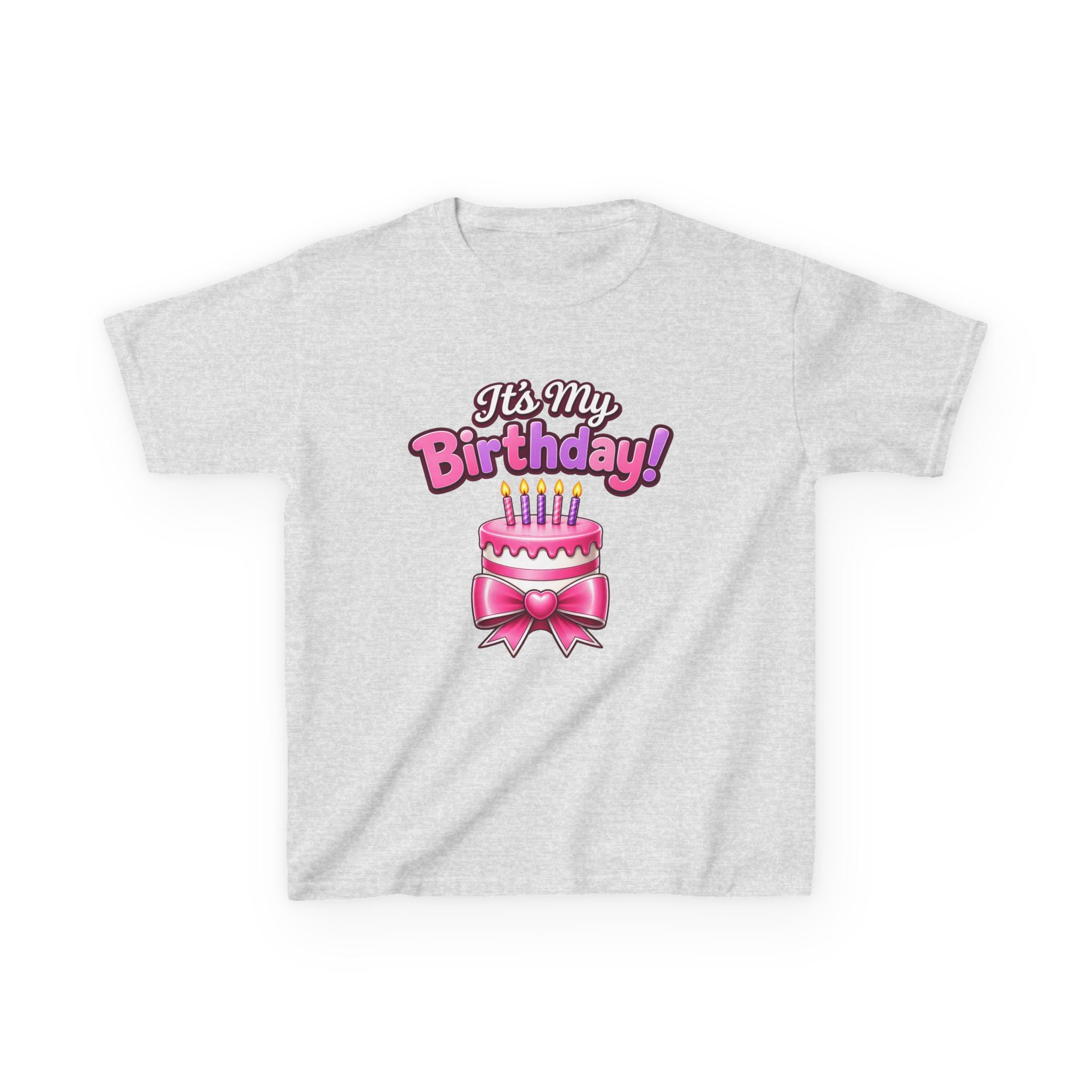 Kidxtr™ Kids Birthday Girl T-Shirt — 'It's My Birthday!' Celebration Graphic Tee