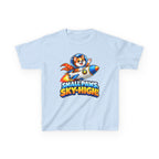 Kidxtr™ Kids Space T-Shirt — 'Small Paws, Sky High' Rocket Dog Graphic Tee