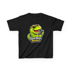 Kids Dinosaur T-Shirt — 'Dino-Mite Texter' Cartoon Dinosaur Graphic Tee