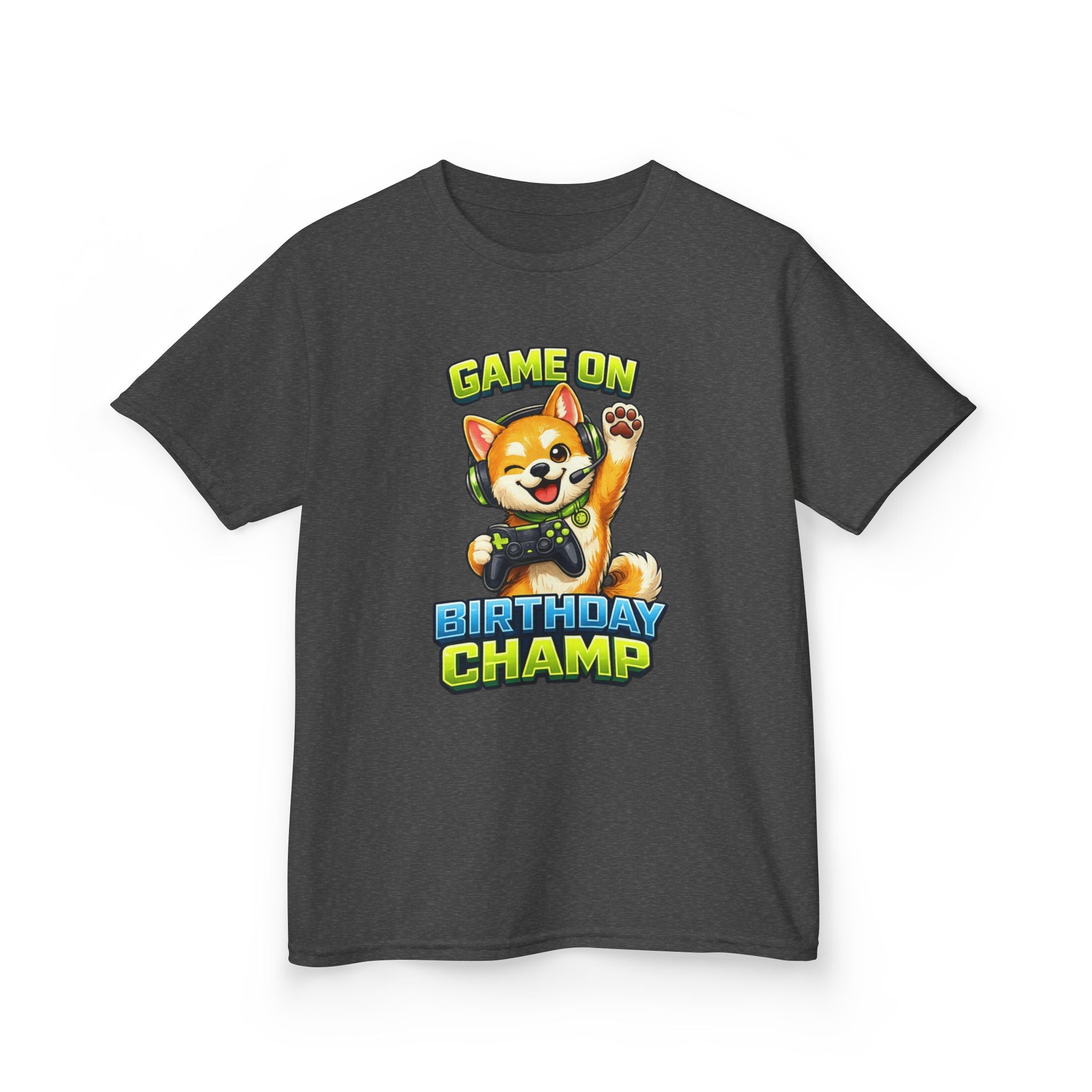 Kids Birthday Gamer T-Shirt – Game On Graphic Tee
