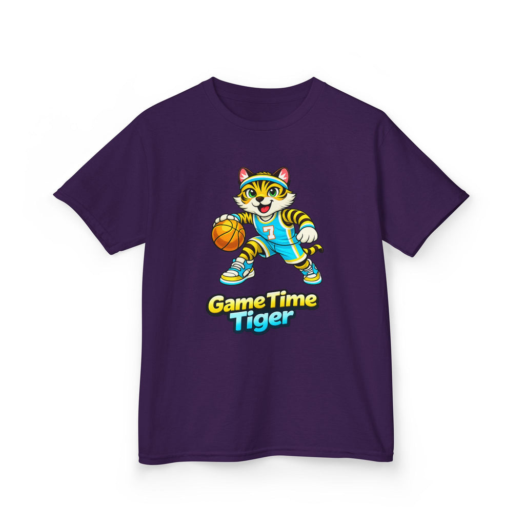 Kids Basketball Tiger T-Shirt – Game Time Graphic Tee