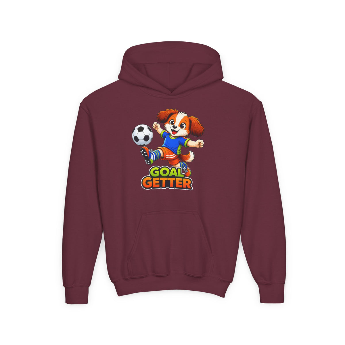 Kidxtr™ Kids Soccer Hoodie — 'Goal Getter' Champion Graphic Hoodie