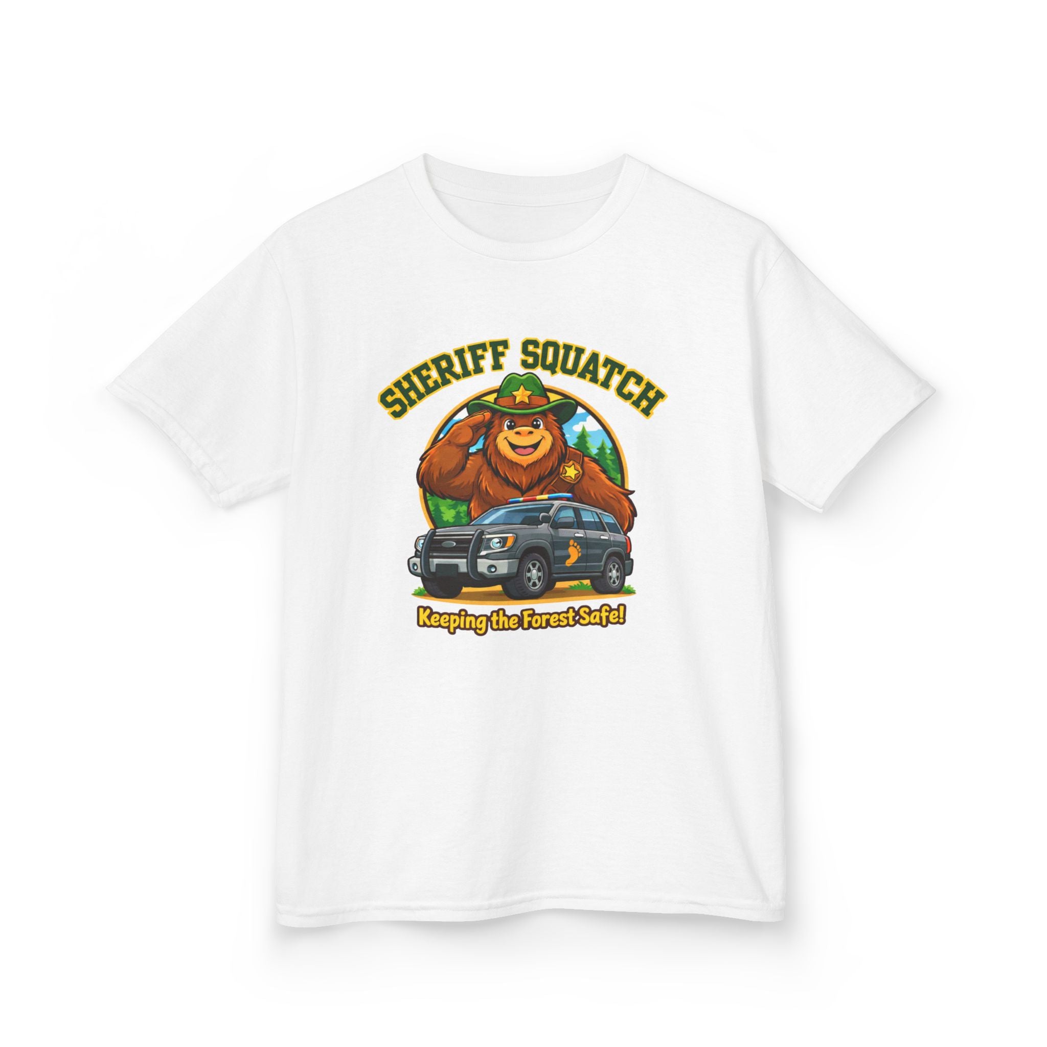 Kids Bigfoot T-Shirt – Sheriff Squatch Graphic Tee