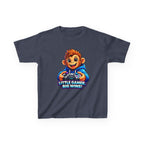 Kids Monkey T-Shirt — 'Little Gamer Big Wins!' Cartoon Monkey Gamer Graphic Tee