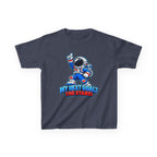 Kidxtr™ Kids Space T-Shirt — 'My Next Goal: The Stars' Astronaut Graphic Tee