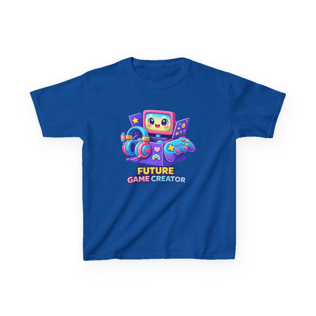 Kids Gaming T-Shirt — 'Future Game Creator' Retro Game Console Graphic Tee