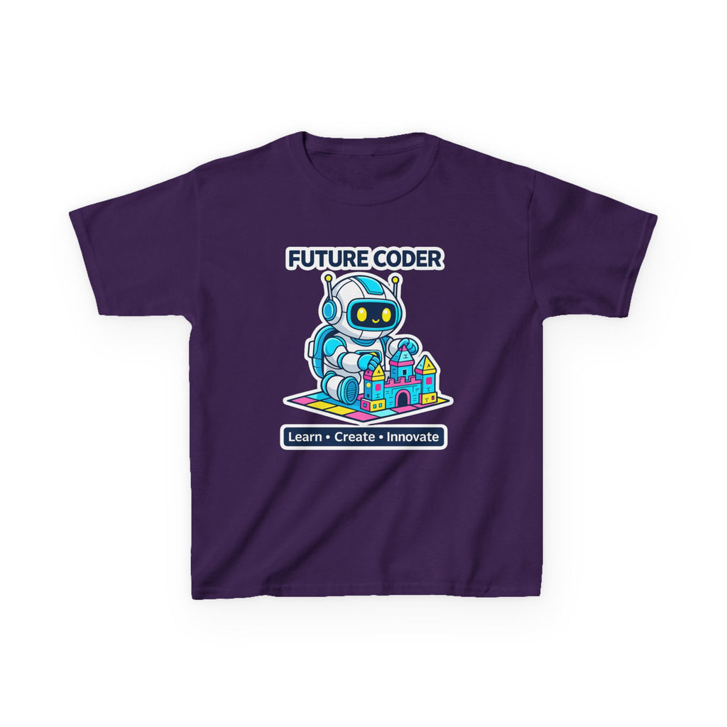 Kids Coding T-Shirt – Future Coder Robot Graphic Tee 2